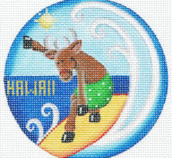 1022g Surfer Reindeer