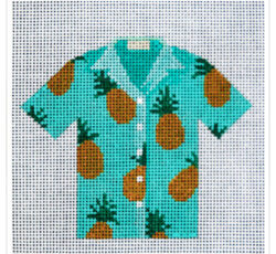 L652 Pineapple Aloha Shirt